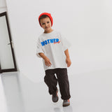 Mother Lover | Oversized Kids T-Shirt | White | 100% Cotton | BO RAE