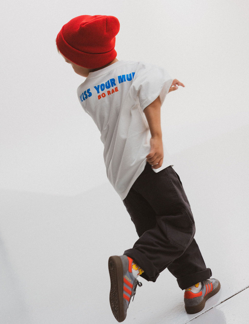 Mother Lover | Oversized Kids T-Shirt | White | 100% Cotton | BO RAE