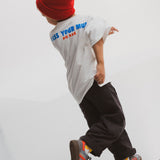 Mother Lover | Oversized Kids T-Shirt | White | 100% Cotton | BO RAE