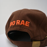 TROUBLE COTTON BROWN + ORANGE KIDS CAMP CAP