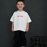How Lucky Are We | Oversized Kids T-Shirt | White | 100% Cotton | BO RAE