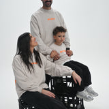 How Lucky Are We | Oversized Unisex Adult Jumper | Beige | 100% Cotton | BO RAE